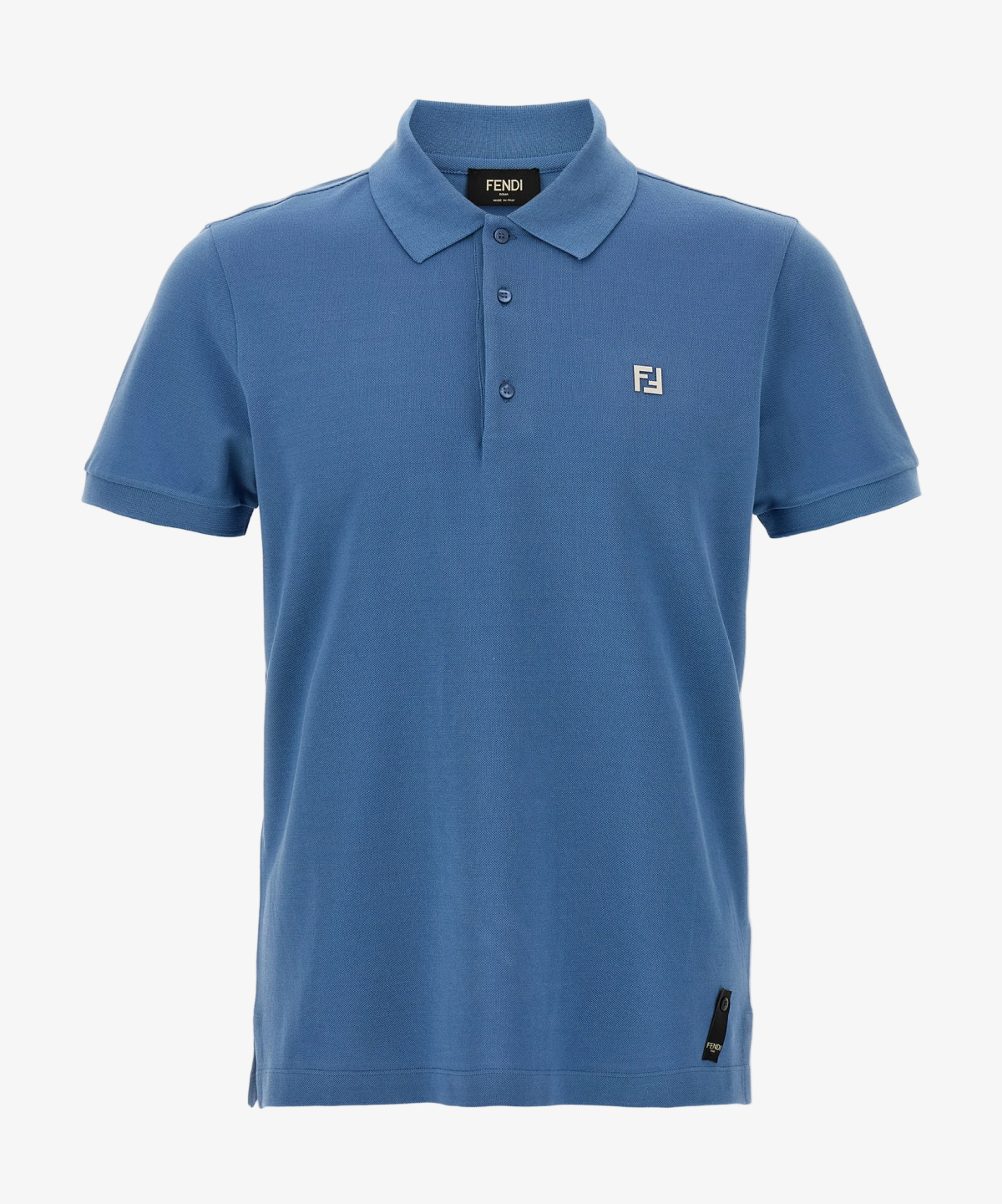 Fendi Metal FF Logo Polo Shirt