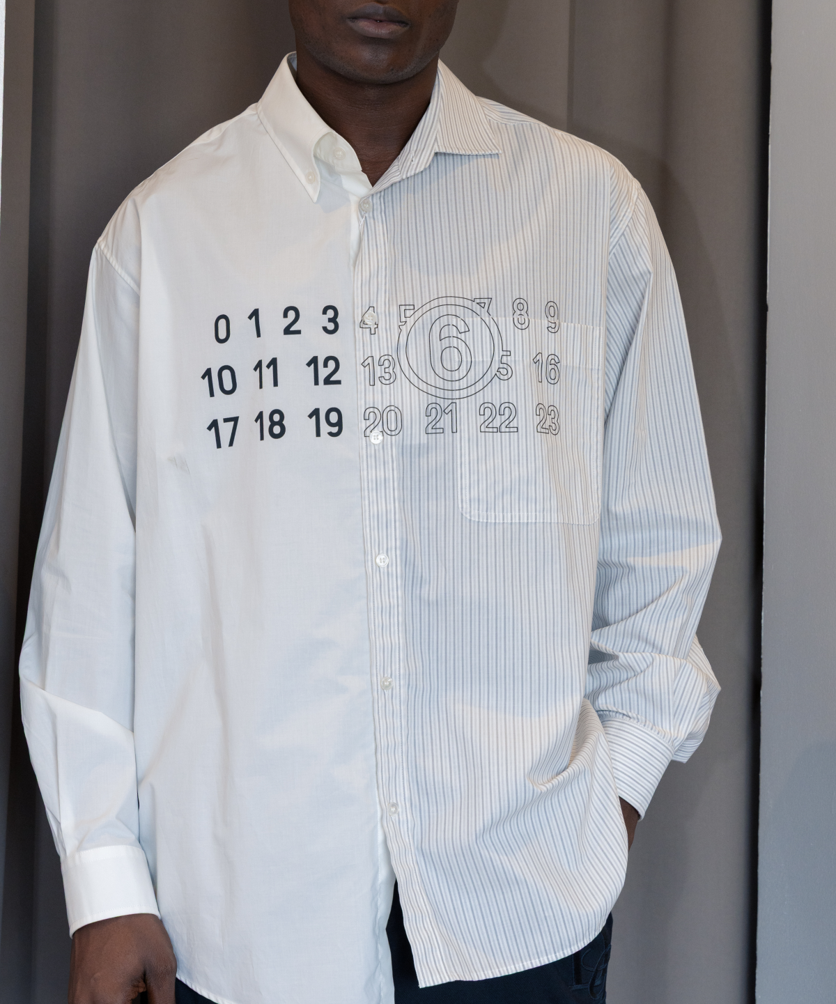 Maison Margiela Numeric Assymetric LS Shirt