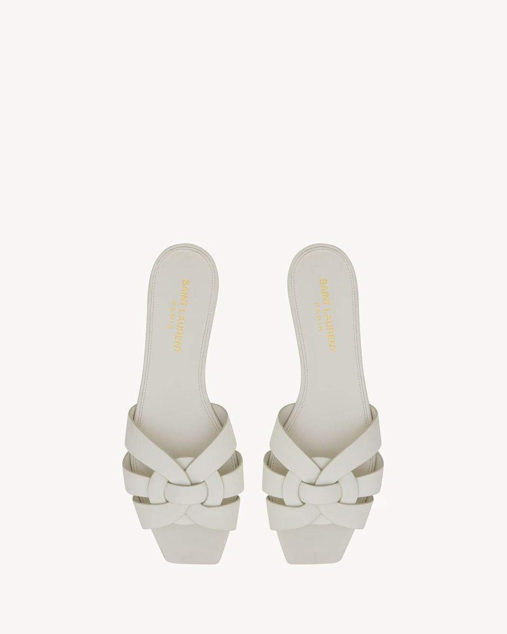 SAINT LAURENT TRIBUTE SLIDES/WHITE/41