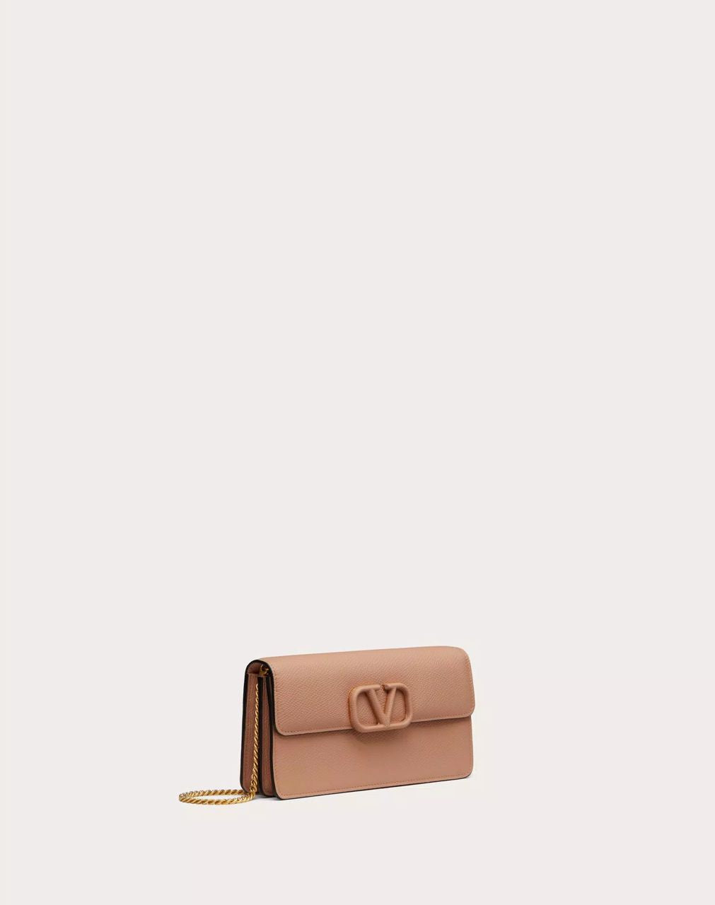 VALENTINO CHAIN PURSE/ROSE CANNELLEO