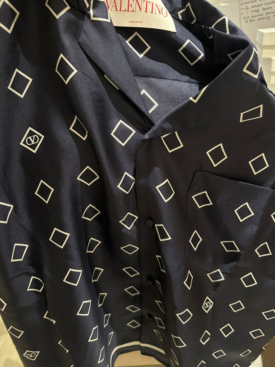 VALENTINO SILK SS SHIRT/50