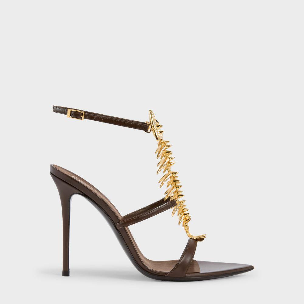 GIUSEPPE  ZANOTTI SLIM 2 SANDAL/BROWN