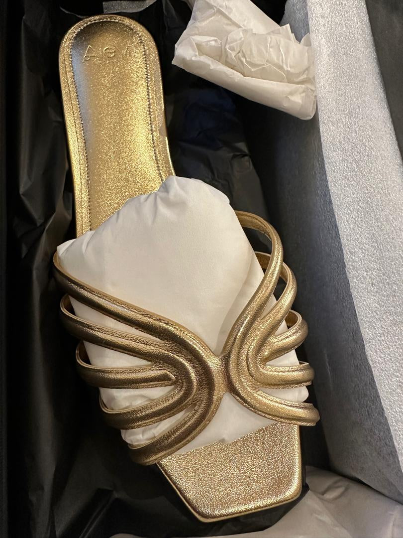 ALEVI BALI SLIDES/GOLD