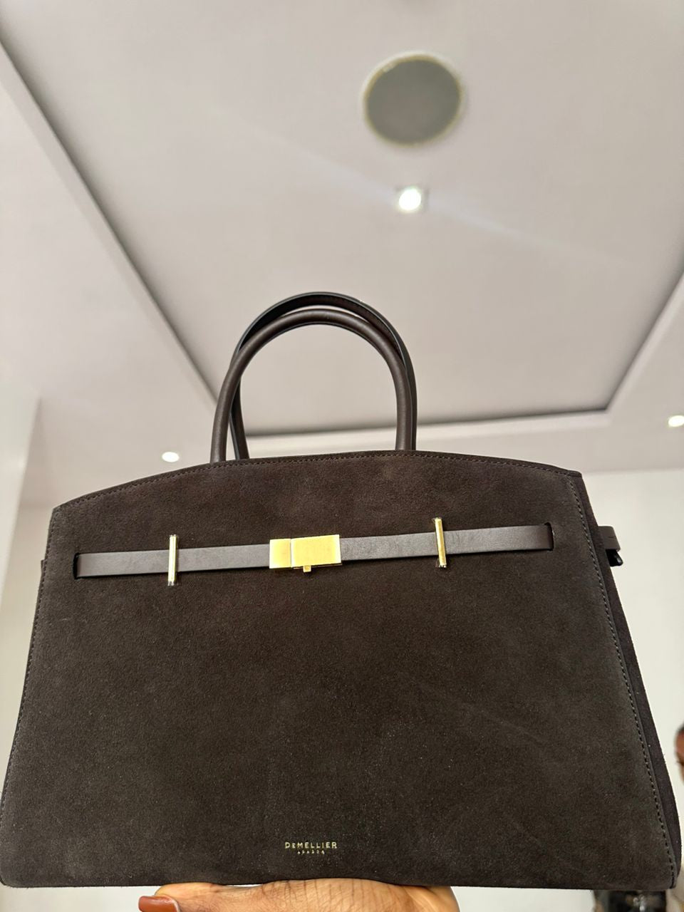 DEMELLIER HUDSON BAG/MIDI/SUEDE